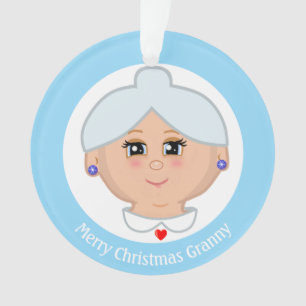 Frohe Weihnachten Oma Ornament