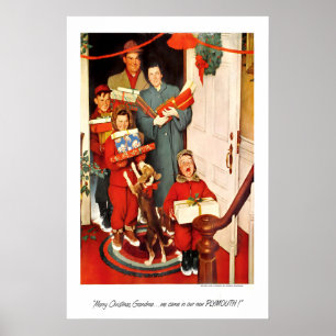 Frohe Weihnachten, Oma Weihnachtsmagazin-Cover Poster