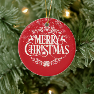 Frohe Weihnachten Onkel Definition Schneeflocken S Keramik Ornament