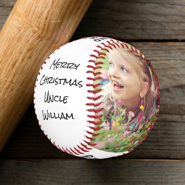 Frohe Weihnachten Onkel Foto Baseball (Von Creator hochgeladen)