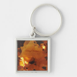 Frohe Weihnachten Orange Sapphire Schlüsselanhänge Schlüsselanhänger
