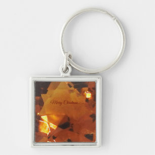 Frohe Weihnachten Orange Sapphire Schlüsselanhänge Schlüsselanhänger