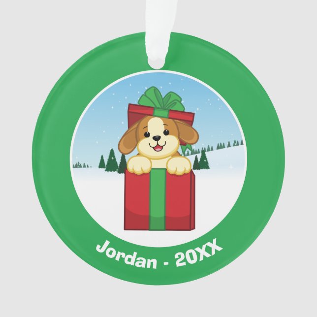 Frohe Weihnachten! Ornament (Vorderseite)