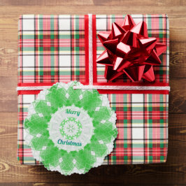 Frohe Weihnachten Ornament Karte