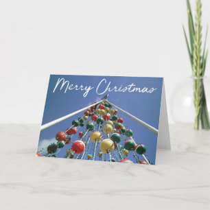 Frohe Weihnachten - Ornament Tree Card Karte
