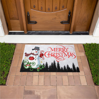 "Frohe Weihnachten" Outdoor-Indoor-Fußmatte Fußmatte
