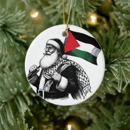 Frohe Weihnachten, Palästina: Nur für Einheit Orna Keramik Ornament