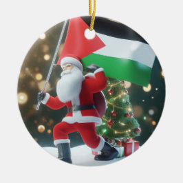 Frohe Weihnachten, Palästina: Nur für Einheit Orna Keramik Ornament