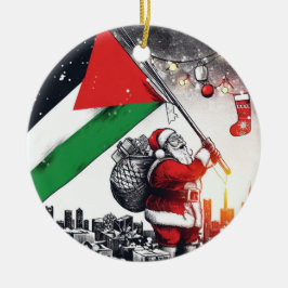 Frohe Weihnachten, Palästina: Nur für Einheit Orna Keramik Ornament