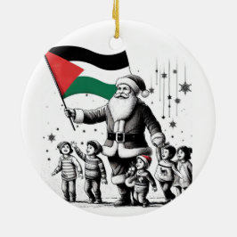 Frohe Weihnachten, Palästina: Nur für Einheit Orna Keramik Ornament