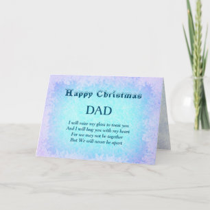 Frohe Weihnachten Papa Distanz Gruß Karte