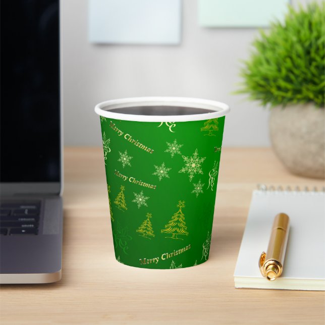 frohe Weihnachten Pappbecher (InSitu)
