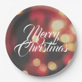Frohe Weihnachten Pappteller