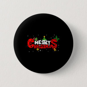 Frohe Weihnachten passende Familie Weihnachten für Button