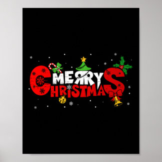 Frohe Weihnachten passt Familie Weihnachten für Mä Poster