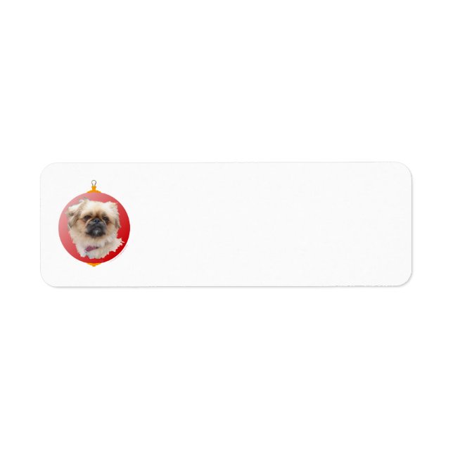 Frohe Weihnachten Pekinese (Vorne)