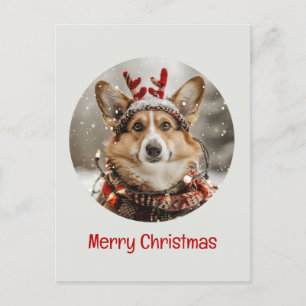 Frohe Weihnachten Pembroke Welsh Corgi Dog