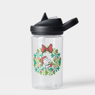 Frohe Weihnachten Peppermint Holiday Wreath Trinkflasche
