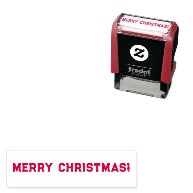 Frohe Weihnachten Permastempel (Beispiel)