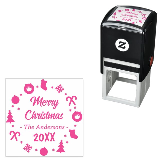 Frohe Weihnachten Permastempel (Beispiel)