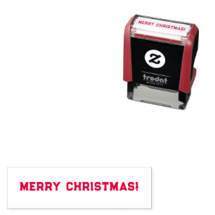 Frohe Weihnachten Permastempel