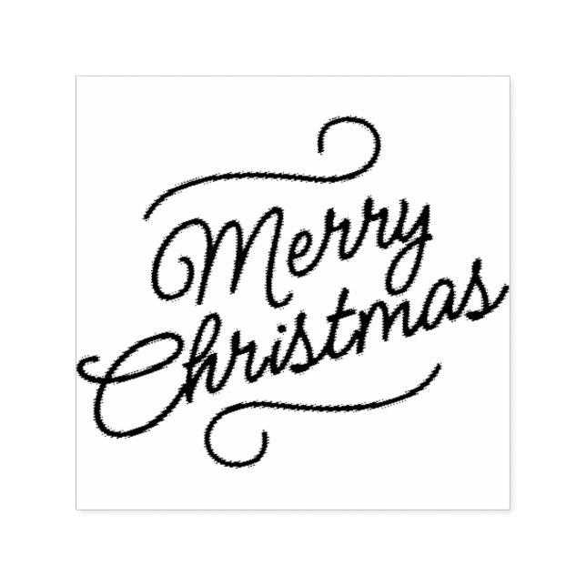 Frohe Weihnachten Permastempel (Design)