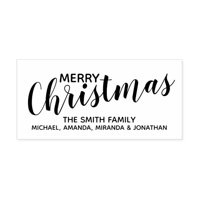 'Frohe Weihnachten' Permastempel (Design)
