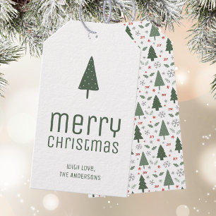 Frohe Weihnachten Personalisiert Geschenkanhänger