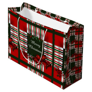 Frohe Weihnachten Personalisiert Große Geschenktüte