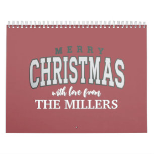 Frohe Weihnachten Personalisierte Familienparty 20 Kalender