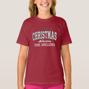 Frohe Weihnachten Personalisierte Familienparty 20 T-Shirt