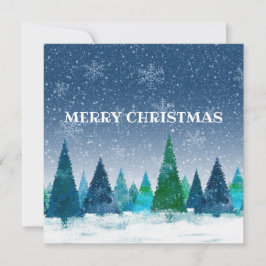"Frohe Weihnachten" Personalisierte Postkarte