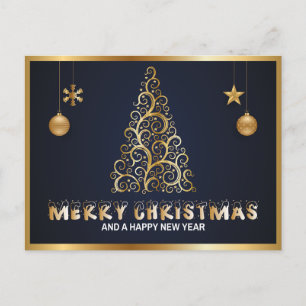 "Frohe Weihnachten" Personalisierte Postkarte