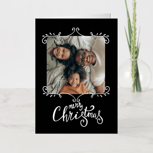 Frohe Weihnachten Personalisiertes Foto (Vorderseite)