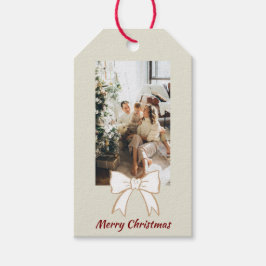 Frohe Weihnachten Personalisiertes Foto Geschenk T Geschenkanhänger