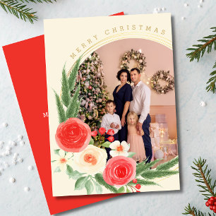 Frohe Weihnachten Personalisiertes Foto Winter Flo