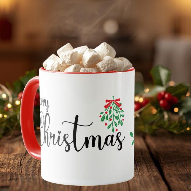 Frohe Weihnachten persönlicher Name Tasse (Von Creator hochgeladen)
