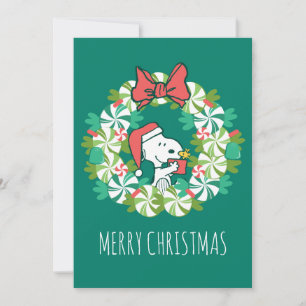 Frohe Weihnachten Pfefferminz-Weihnachtskränze