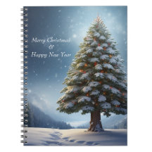 Frohe Weihnachten Pine Tree Snowflake Winterurlaub