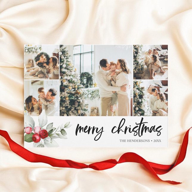 Frohe Weihnachten Pinselschrift Red Berry Holiday  (Von Creator hochgeladen)