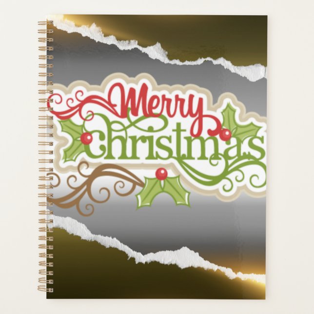 Frohe Weihnachten  Planer (Vorderseite)