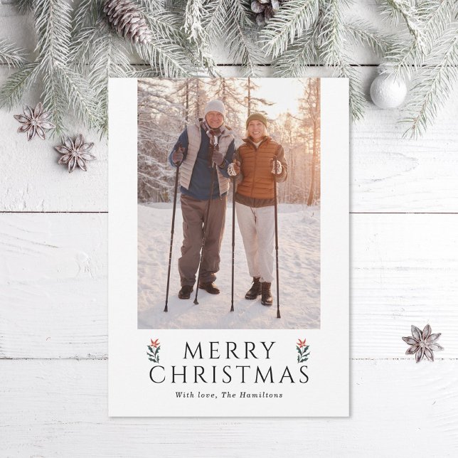 Frohe Weihnachten Poinsettia Foto (Von Creator hochgeladen)