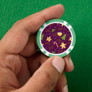 Frohe Weihnachten Poker Chips