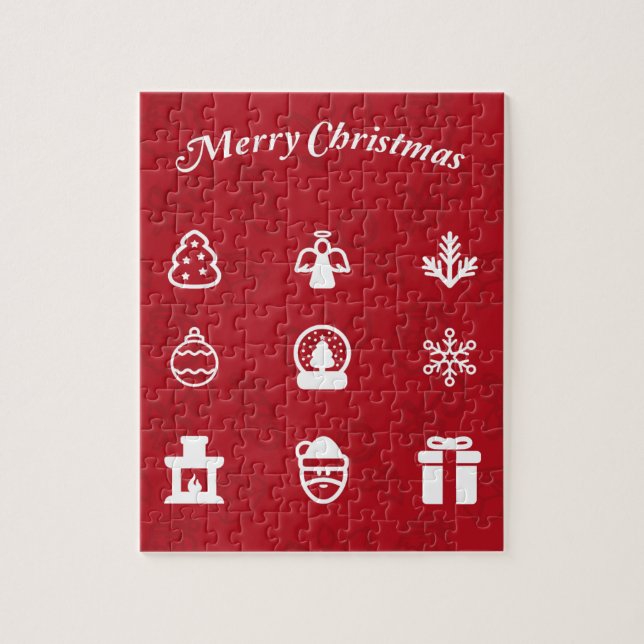 Frohe Weihnachten Popular Icons Set (Vertikal)