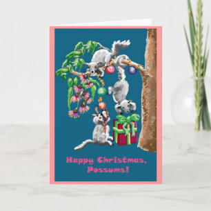 Frohe Weihnachten Possum! Aussie Christmas Card