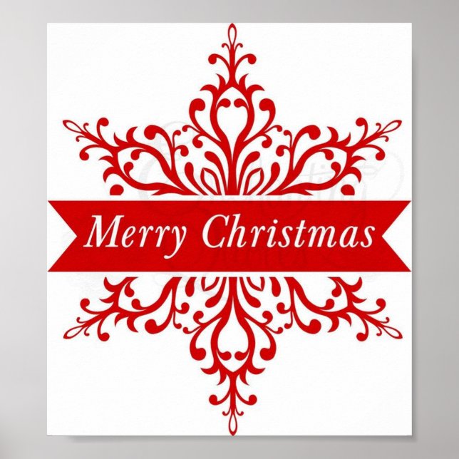 frohe Weihnachten Poster (Vorne)