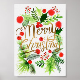 frohe Weihnachten Poster