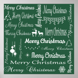 Frohe Weihnachten Poster