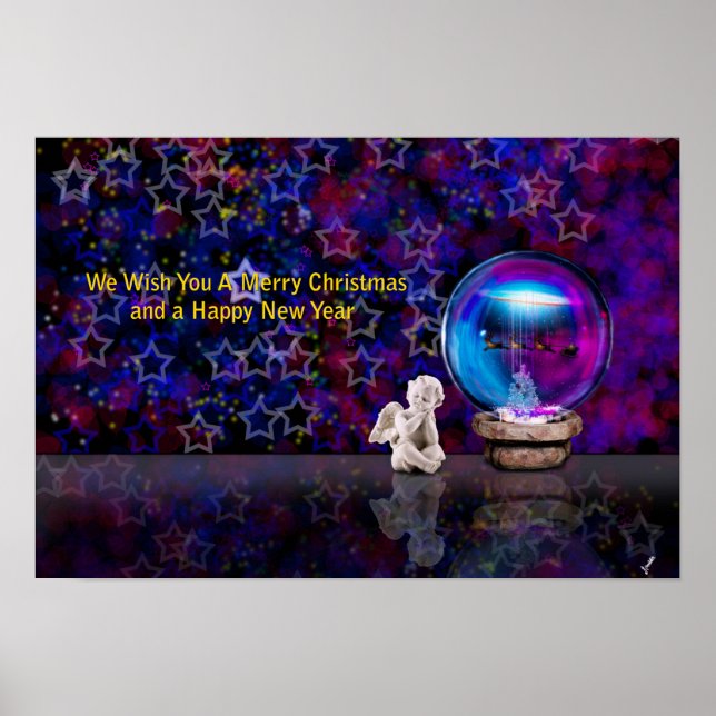 Frohe Weihnachten Poster (Vorne)