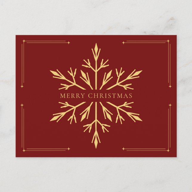 FROHE WEIHNACHTEN  POSTKARTE (Vorderseite)